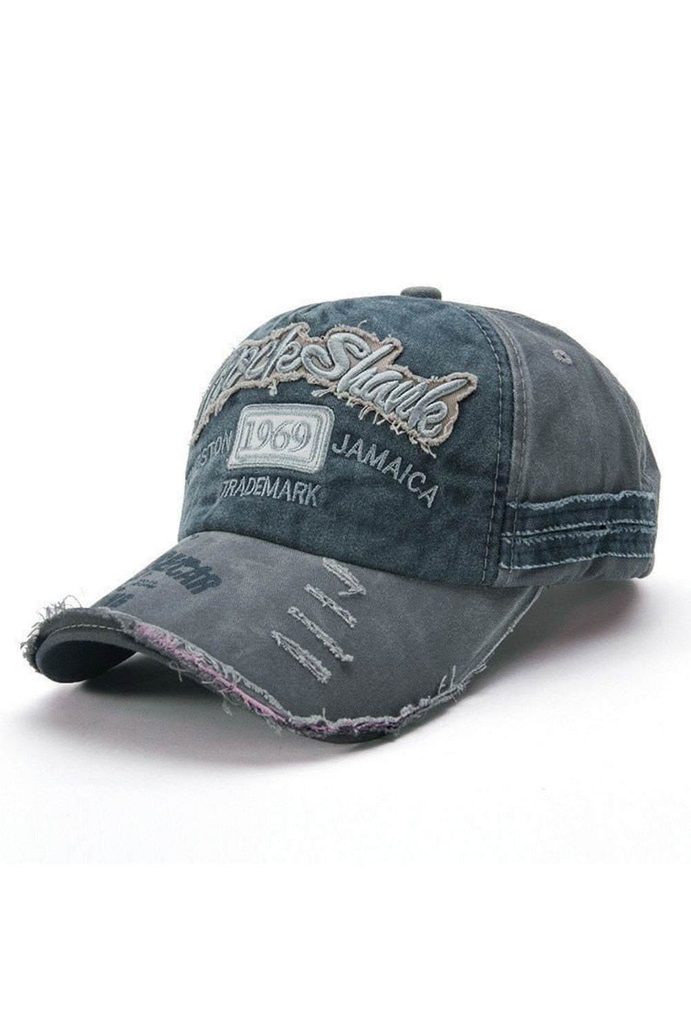 Gray 2000s Style Baseball Cap for casual wear.