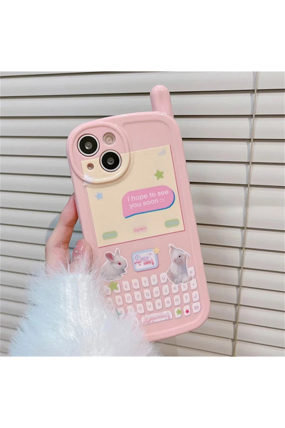 3D Rabbit Korean iPhone Case