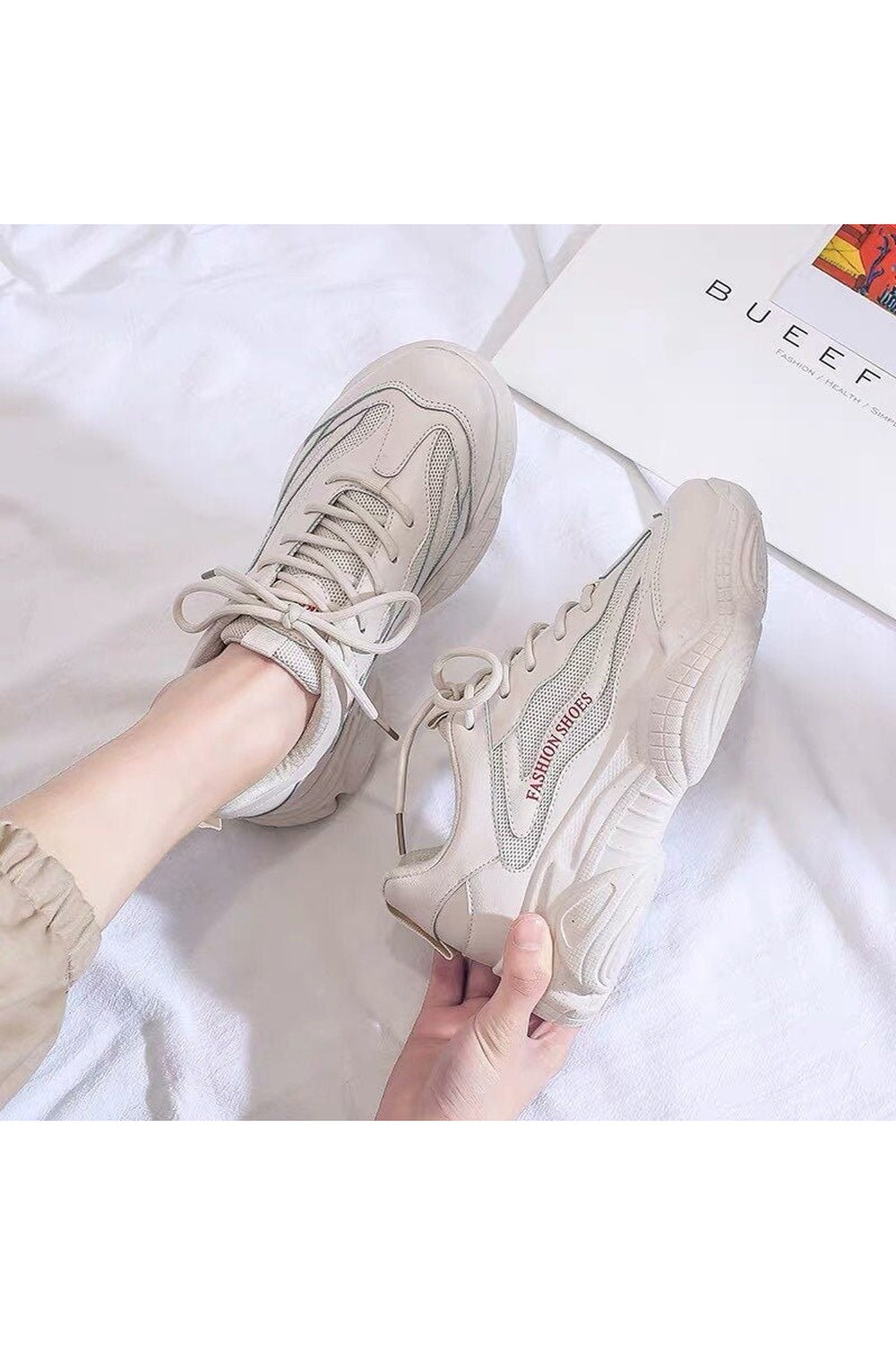 90s Breathable Casual Platform Sneakers