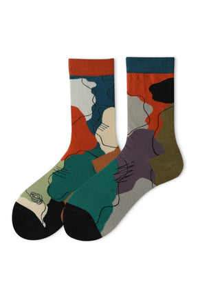 Creative Irregular Short Couple Socks