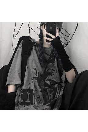 Acubi Abstract Grunge T-Shirt