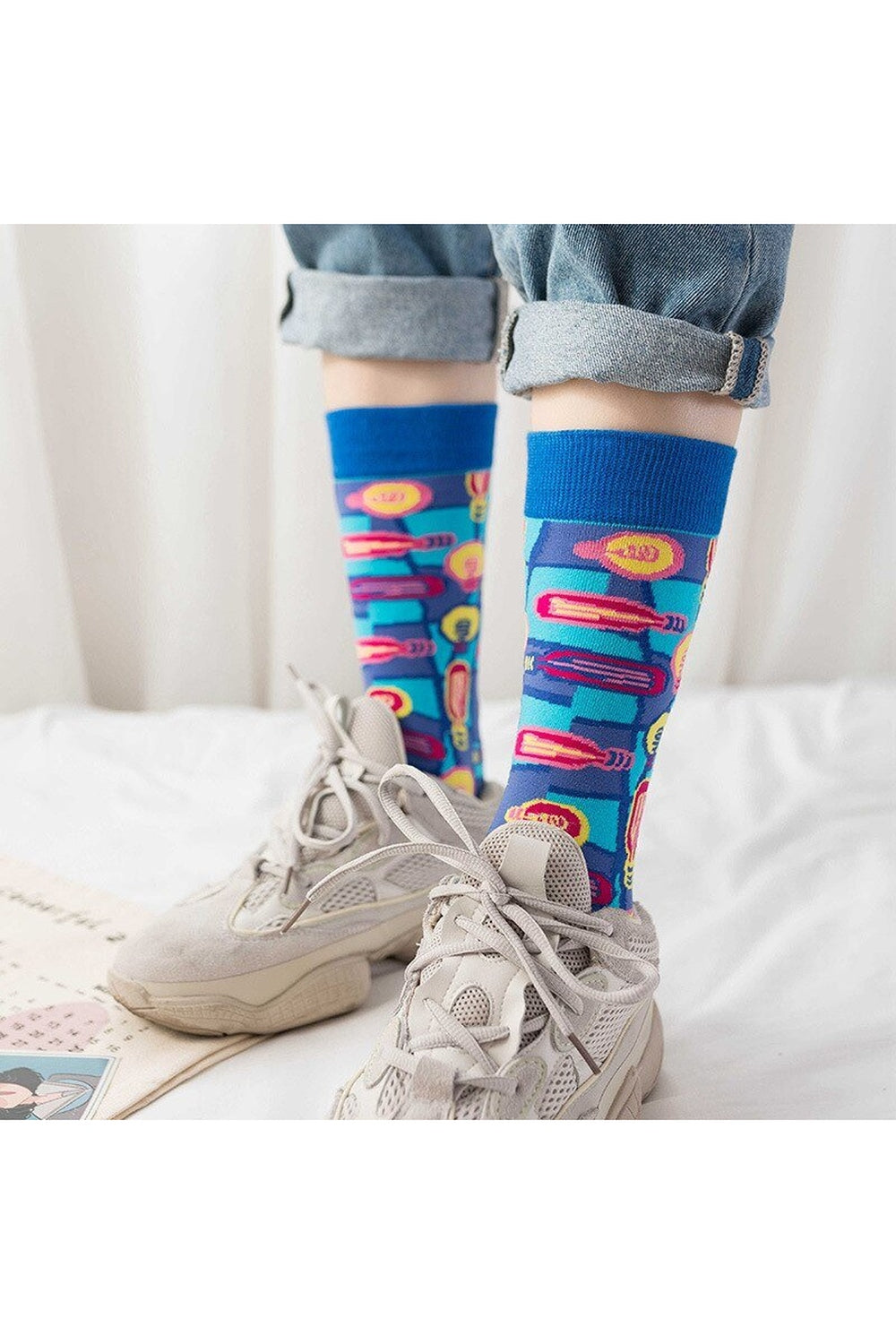 Abstract Pattern Socks