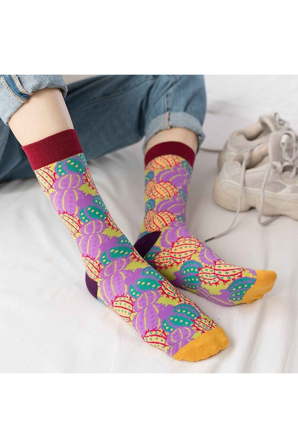 Abstract Pattern Socks