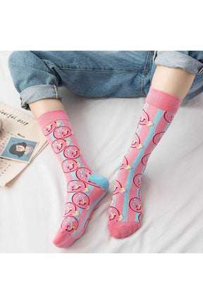 Abstract Pattern Socks