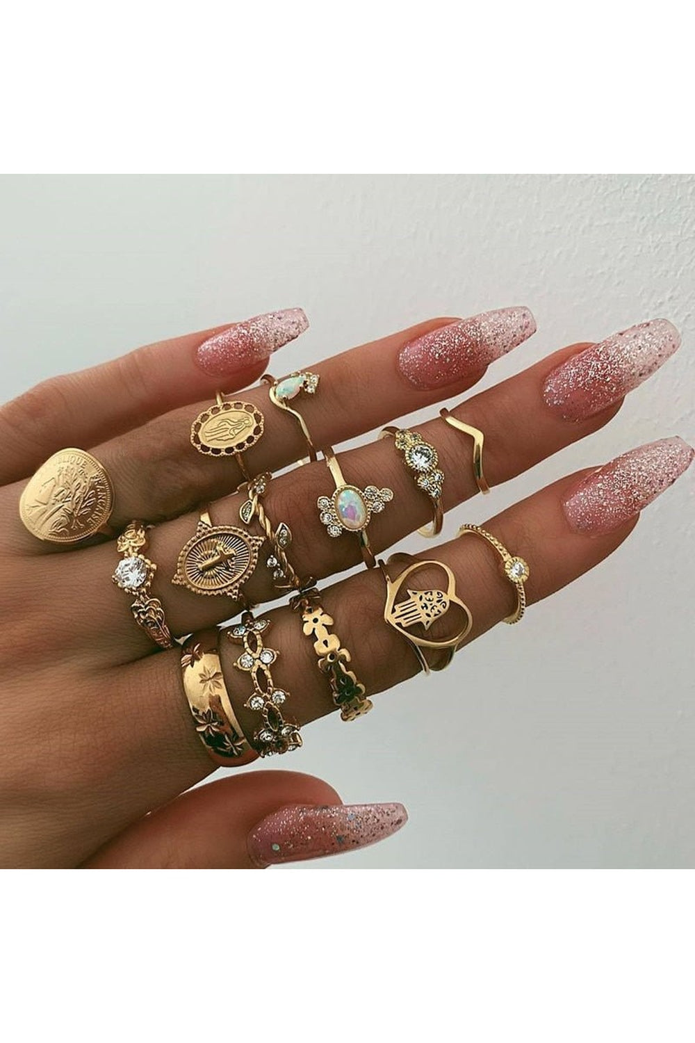 Aesthetic 11 Pcs/Set Rings