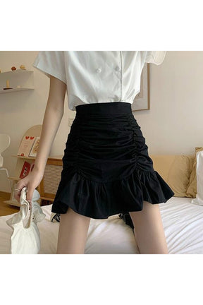 Aesthetic High Waist Elegant Skirt