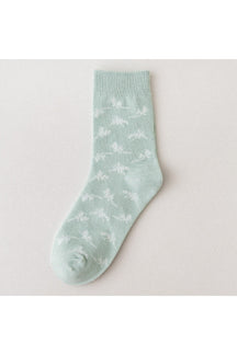 Pastel socks, variant 4, with delicate design.