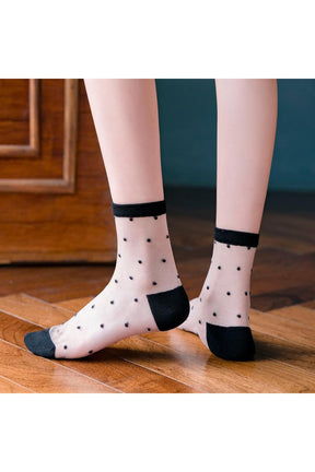 Aesthetic Ultra-thin Transparent Mesh Socks