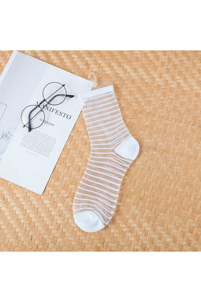 Aesthetic Ultra-thin Transparent Mesh Socks