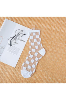 Aesthetic Ultra-thin Transparent Mesh Socks