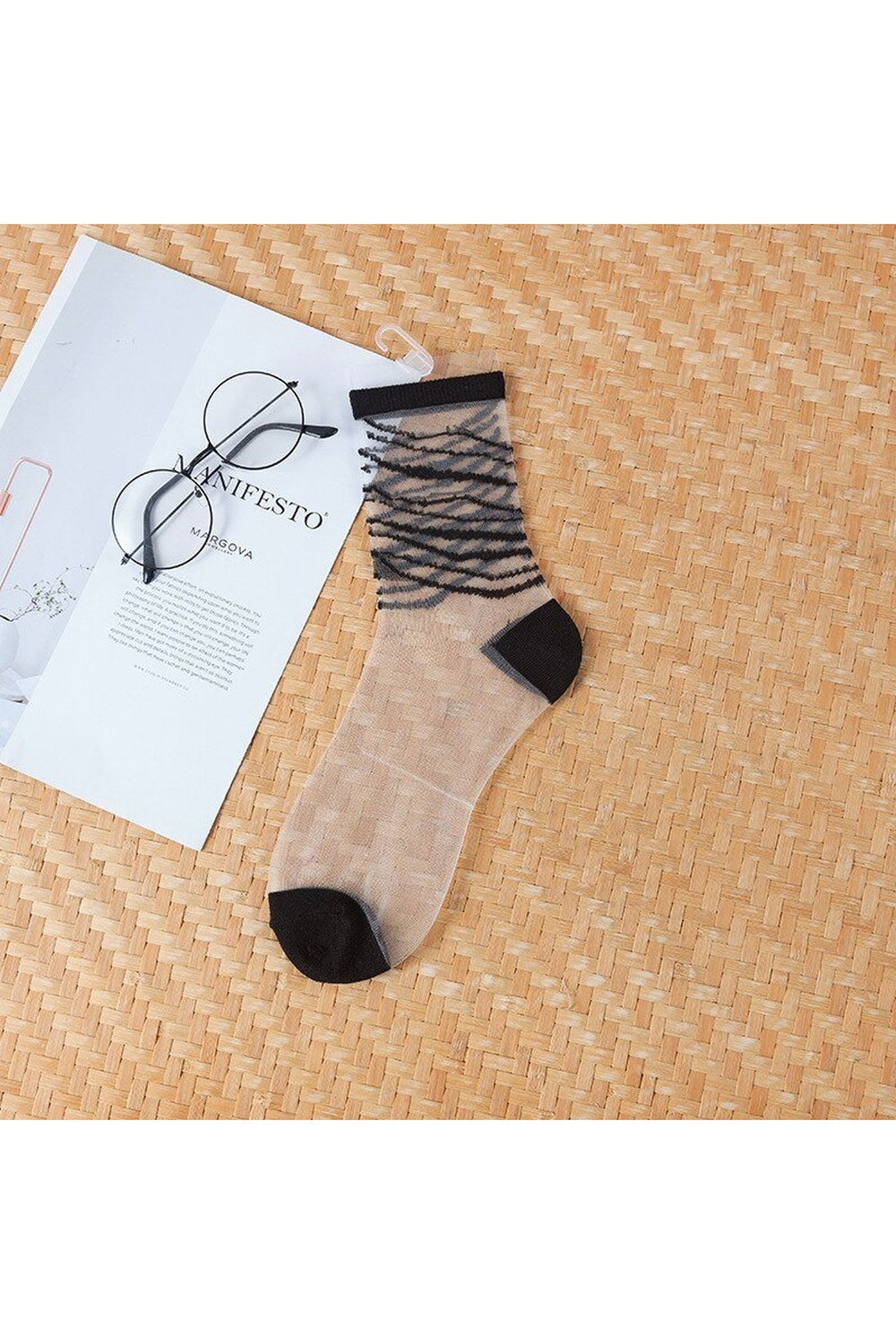 Aesthetic Ultra-thin Transparent Mesh Socks