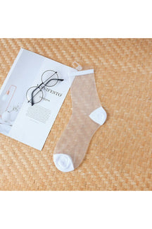 Aesthetic Ultra-thin Transparent Mesh Socks