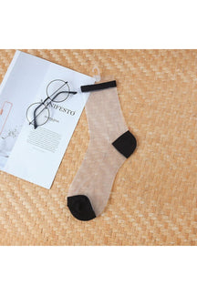 Aesthetic Ultra-thin Transparent Mesh Socks