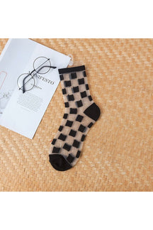 Aesthetic Ultra-thin Transparent Mesh Socks