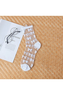 Aesthetic Ultra-thin Transparent Mesh Socks