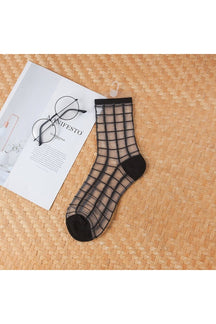 Aesthetic Ultra-thin Transparent Mesh Socks