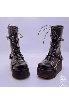 Alt Couture Platform Gothic Boots