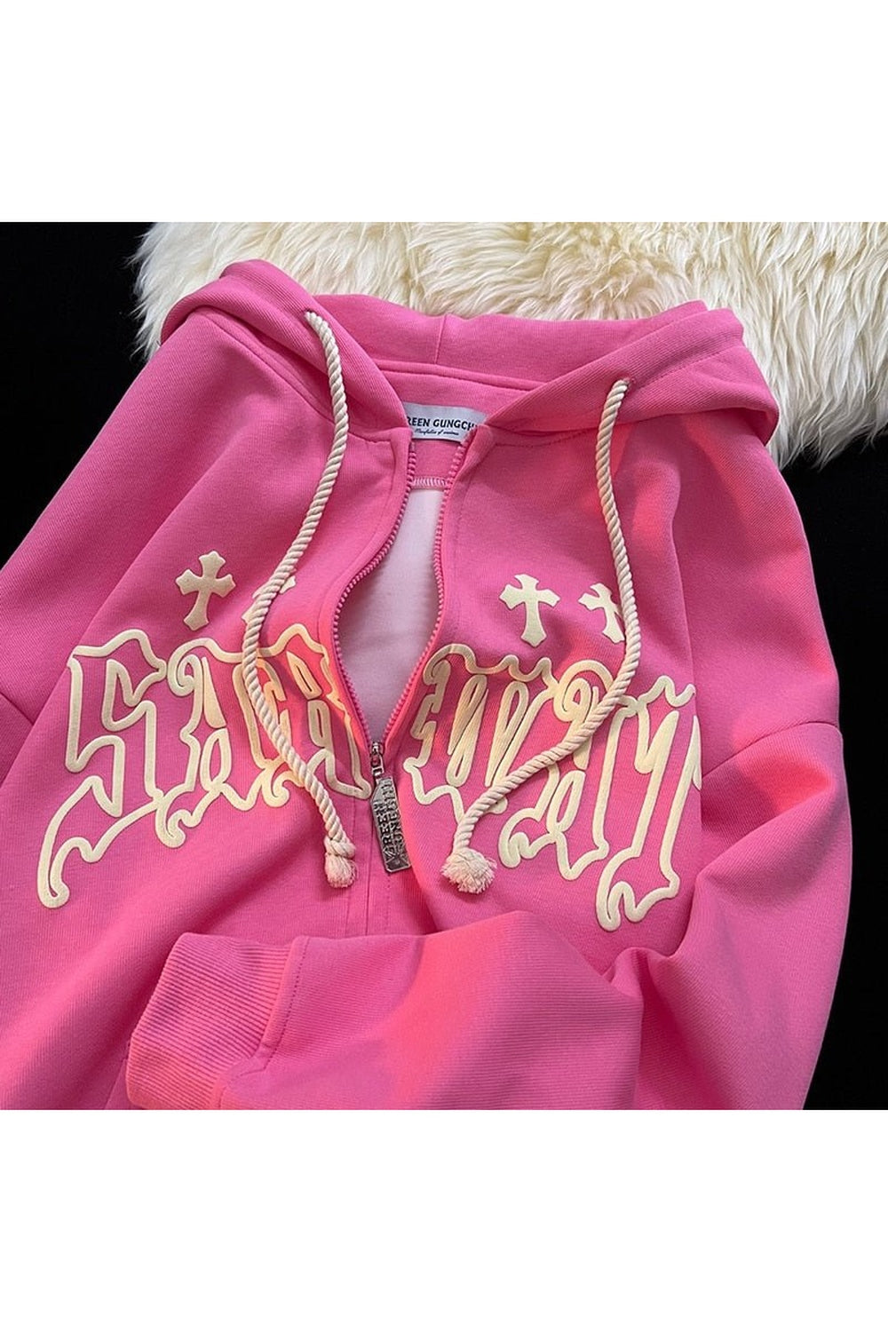 Fall Alt Cute Zip Up Hoodie