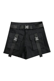 Black belt accent on Alt Edgy Cargo Shorts.