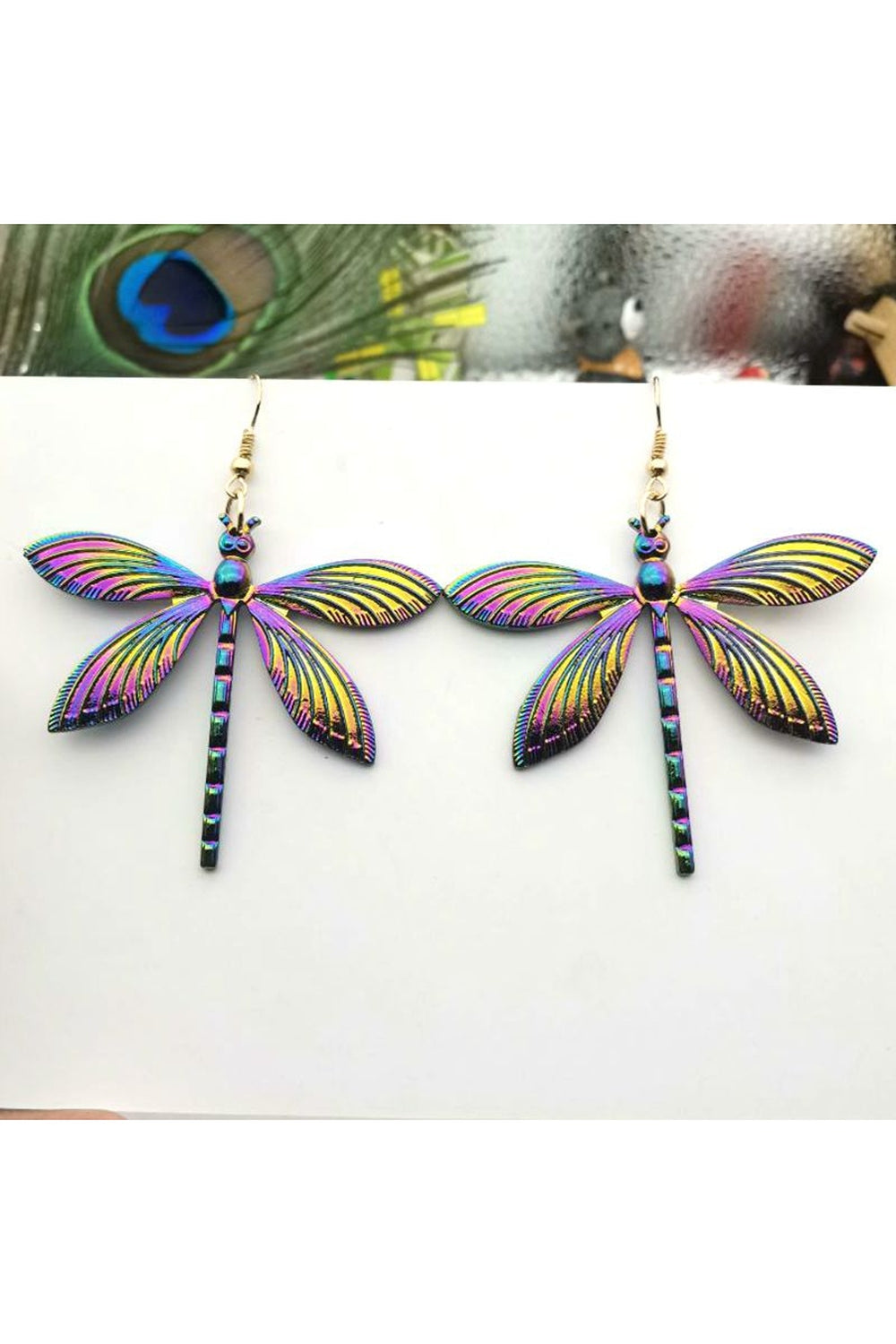 Alt Fashion Dragonfly Earrings