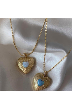 Alt Heart Locket Necklace