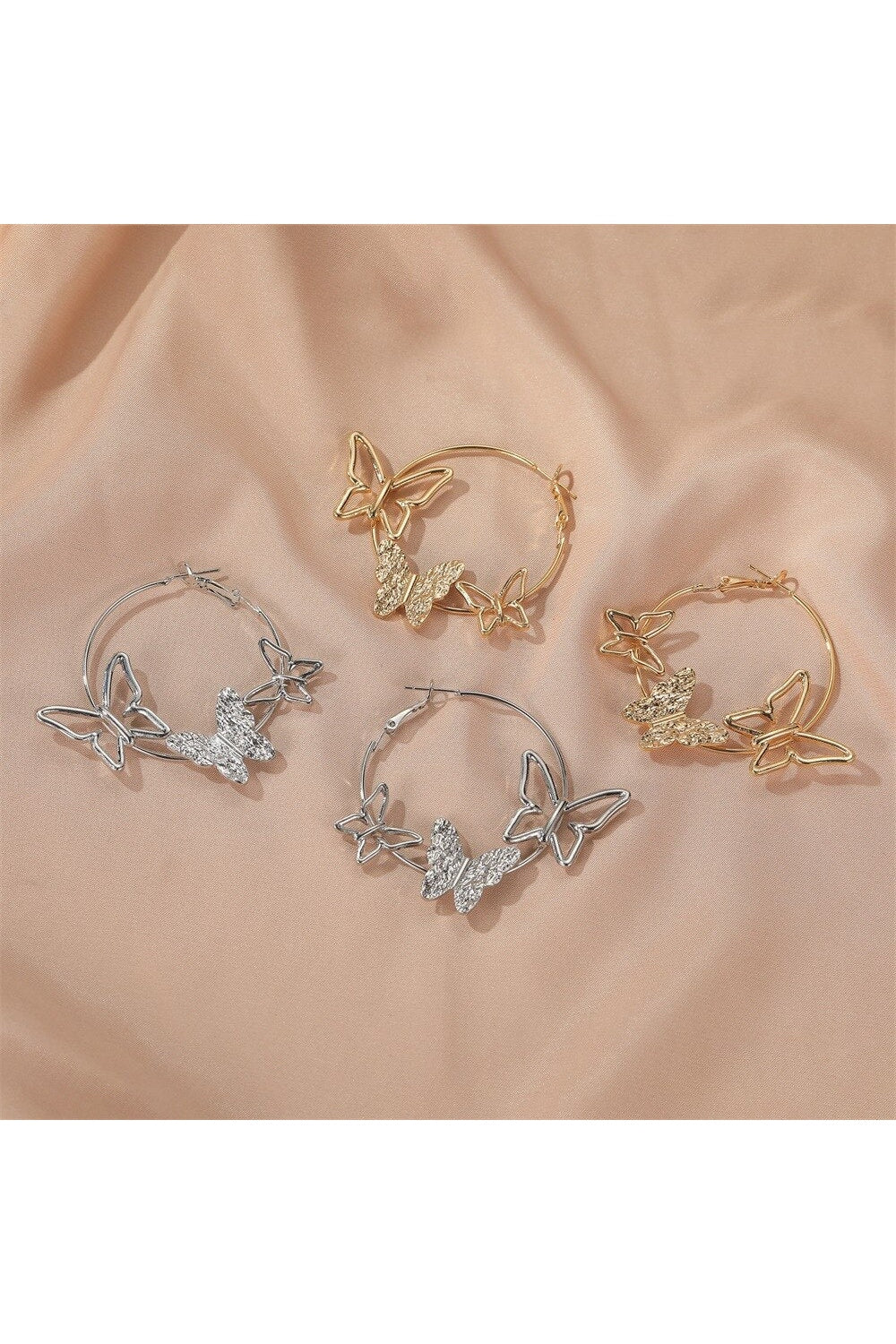 Alt Style Butterfly Shaped Earrings