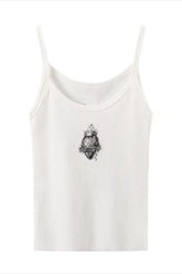 Alt Style White Tank Top