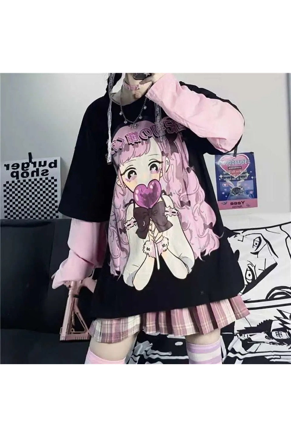 Anime  Harajuku Loose Kawaii Sweatshirt