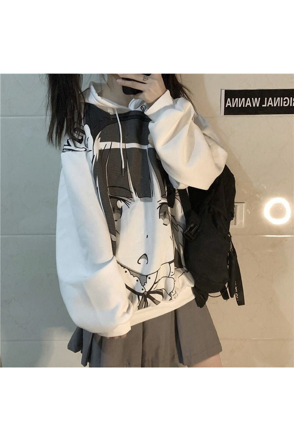 Anime Long Sleeve Sweatshirt