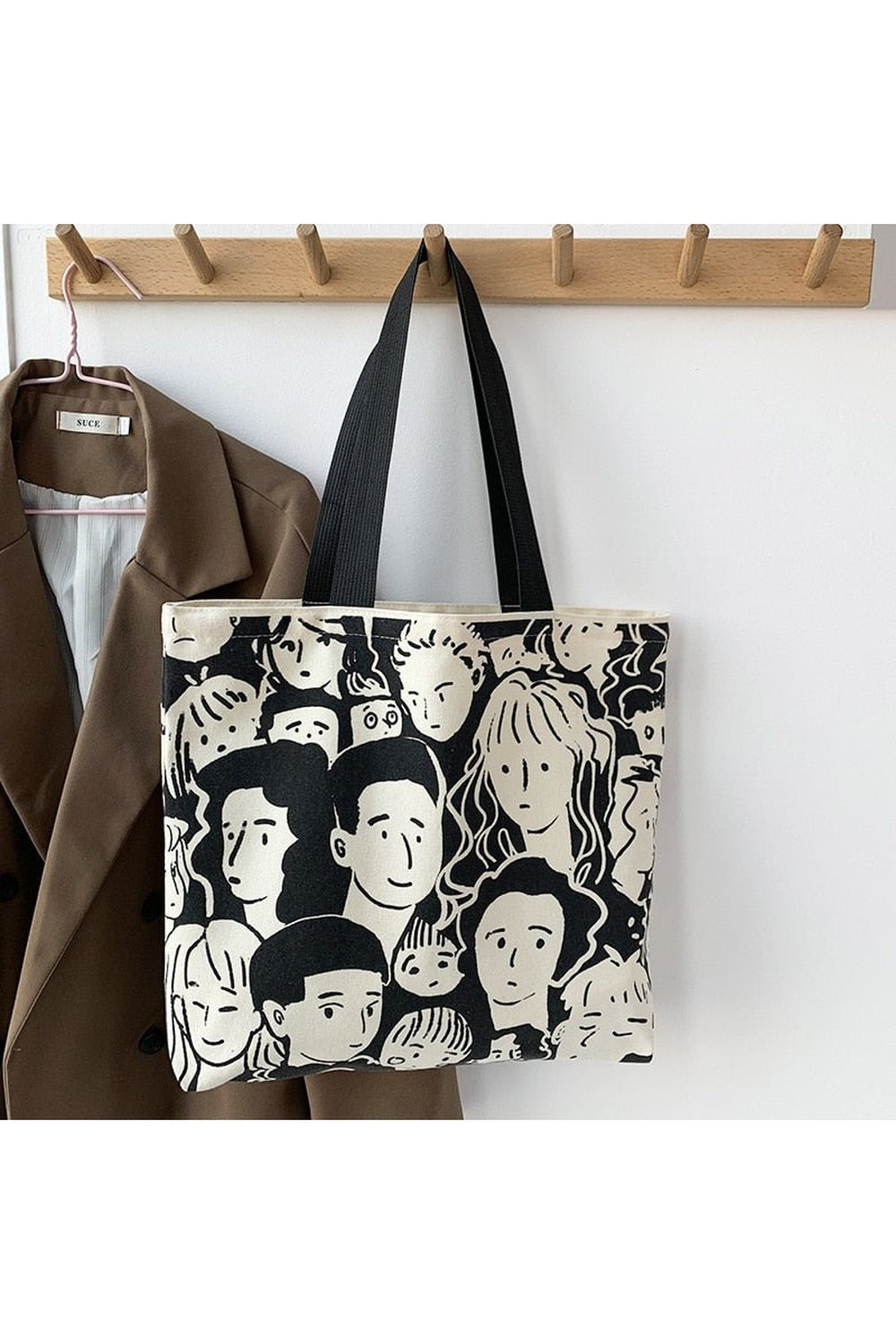 Artsy Lazy Style Shopping Bag