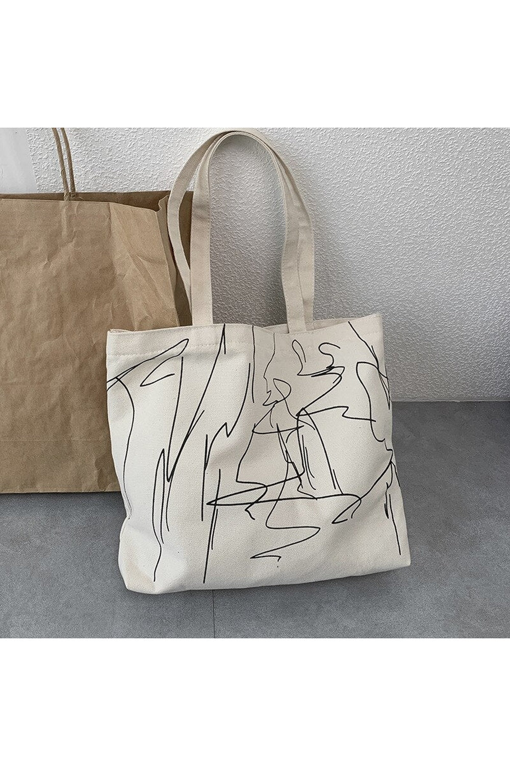 Artsy Minimalism Shopping Bag