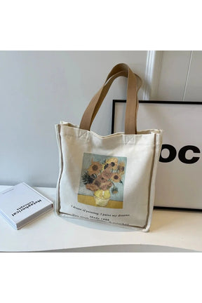 Artwork Canvas Shopper Bag