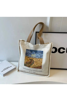 Artwork Canvas Shopper Bag