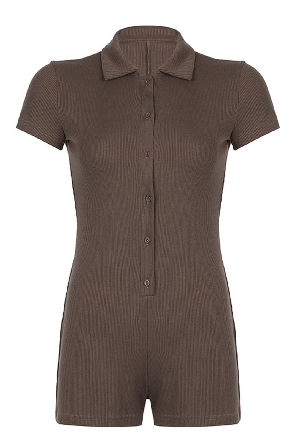 Stylish Brown Baddie Jumpsuit for Casual Wear.