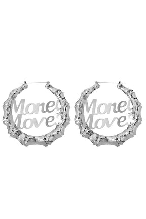 Stylish Baddie Stainless Steel Earrings variant 145005SL.