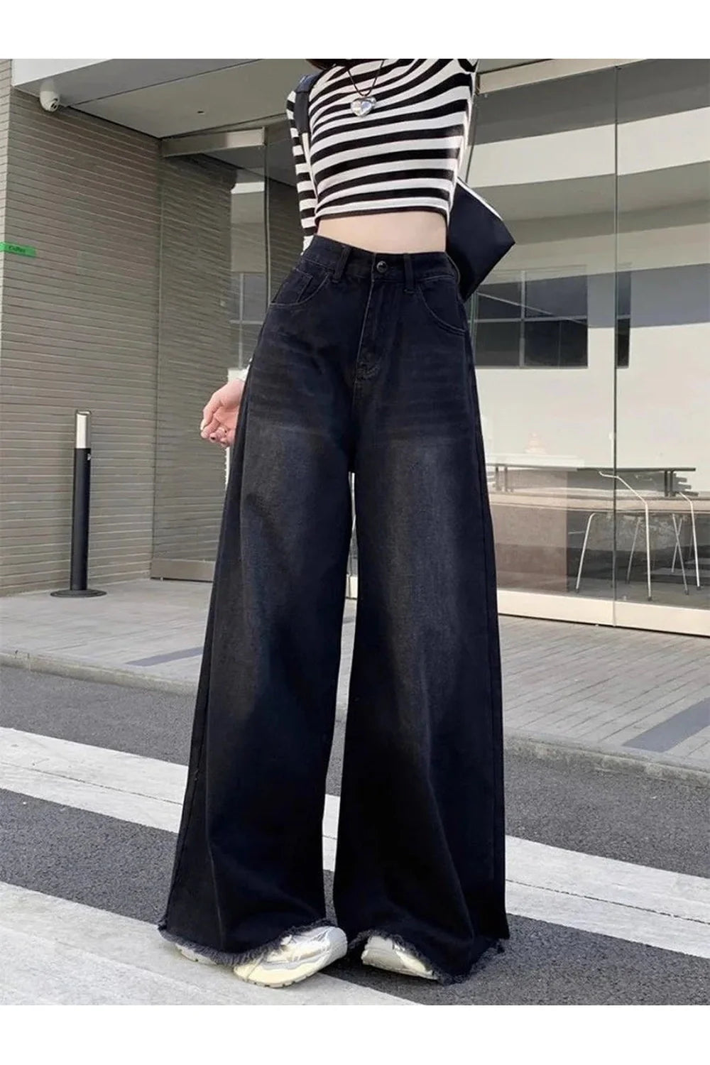 Baggy Fried Wide-Leg Jeans