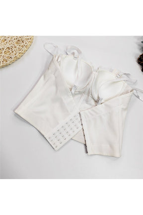 Coquette Beaded White Camisole Top