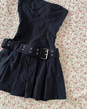 Belted Corset Mini Dress