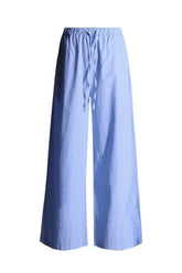 Blue Stripe Wide Leg Pants