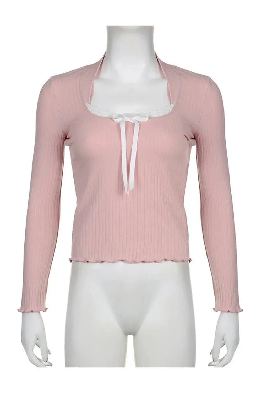 Blush Whisper Ribbed Top