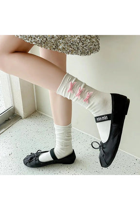 Bow Adorned Ankle Socks