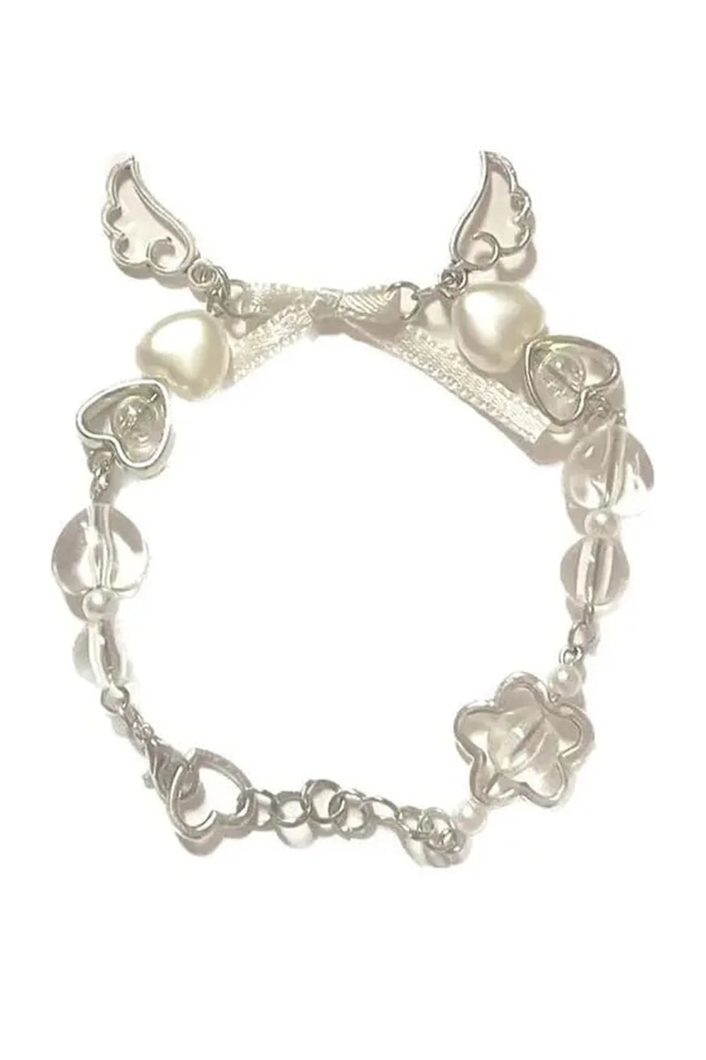 Bowknot Beaded Y2k Fairy Bracelet