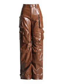 Brown variant of Bronze Blaze Cargo Pants, utilitarian.