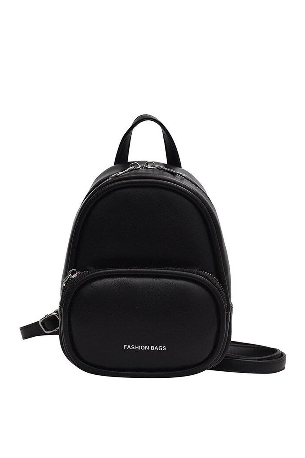 Black Candy Color Small Backpack with sleek design.