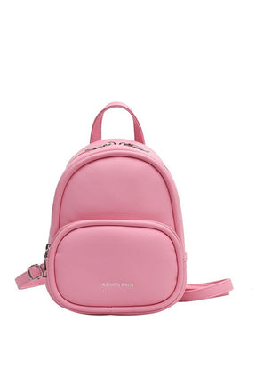 Pink Candy Color Small Backpack, vibrant and playful.