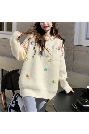 Fall Candyland Charm Knit Sweater