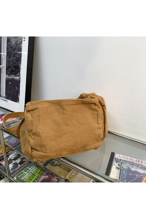 Canvas Multi Pockets Messenger Bag