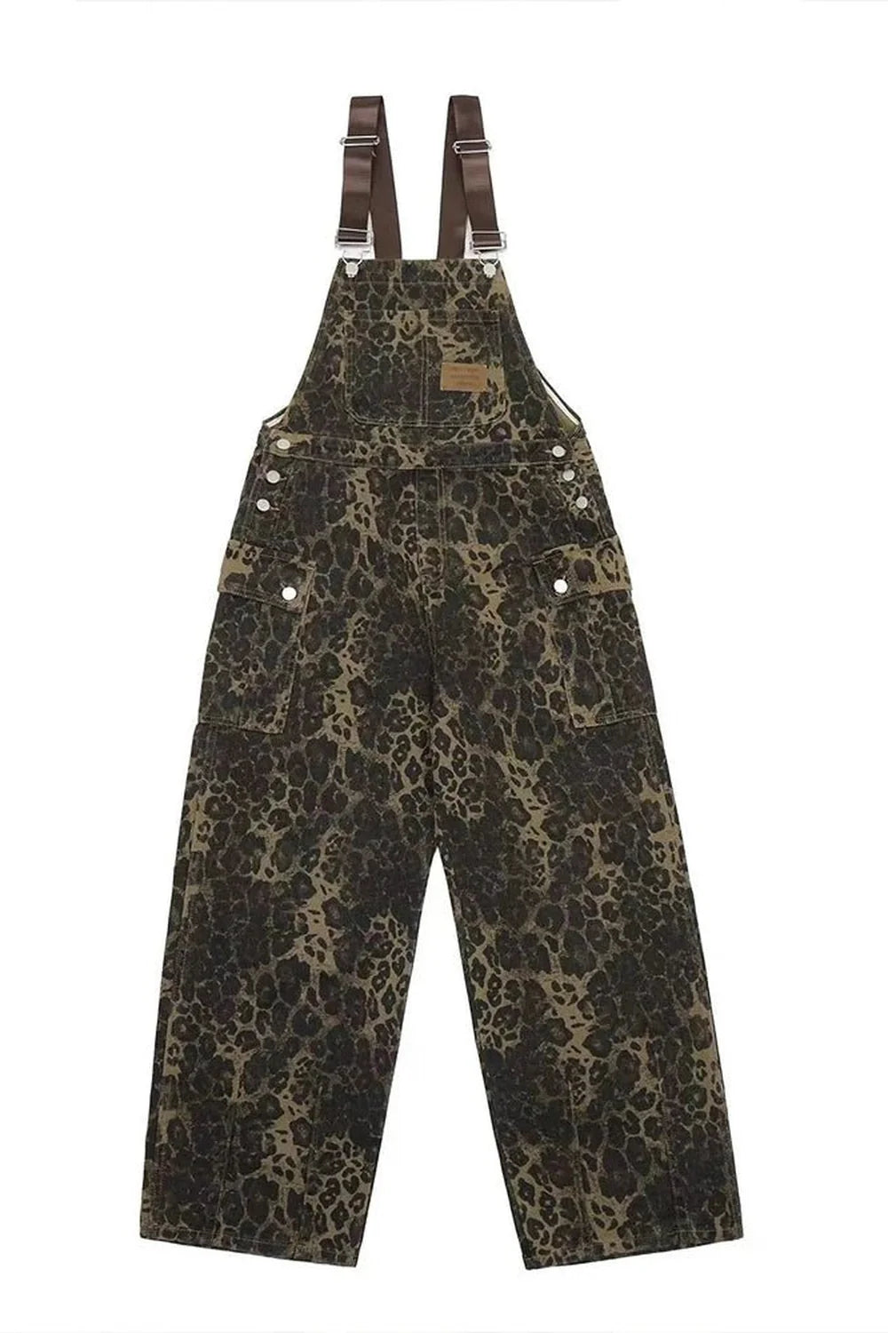 Cargo Leopard Jumpsuit