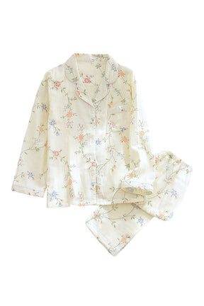 Casual Floral Cotton Pajama