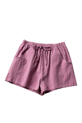 Casual Linen Gym Shorts